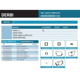 Juntas Derbi Diablo Super /...