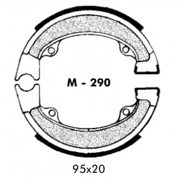 Zapatas Freno 95 x 20 HONDA...