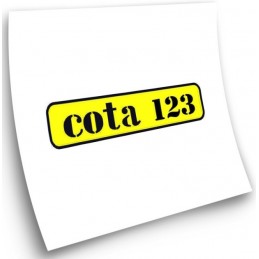 Adhesivo Montesa "Cota 123"...