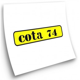Adhesivo Montesa "Cota 74"...