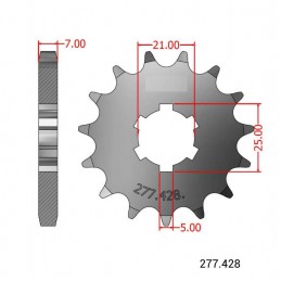 Piñon OSSA Paso 428 - OSSA...