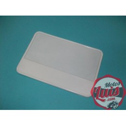 Portanumeros Cuadrado Blanco