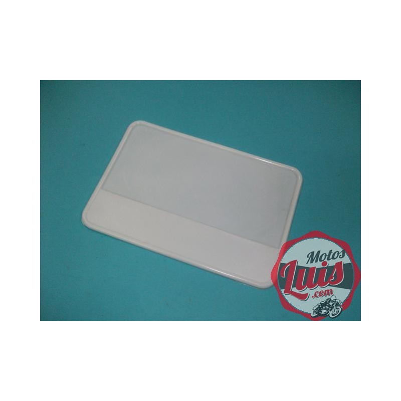 Portanumeros Cuadrado Blanco