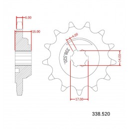 Piñon Montesa Enduro 125 H...