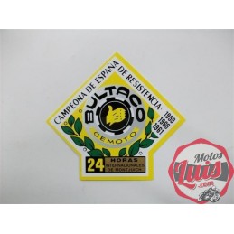 Adhesivo Emblema 24 horas de Montjuic Rombo