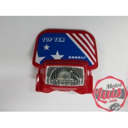 Careta Faro Trial Roja