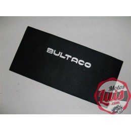 Parche Retal Tapizado Asiento Bultaco Letras Plata