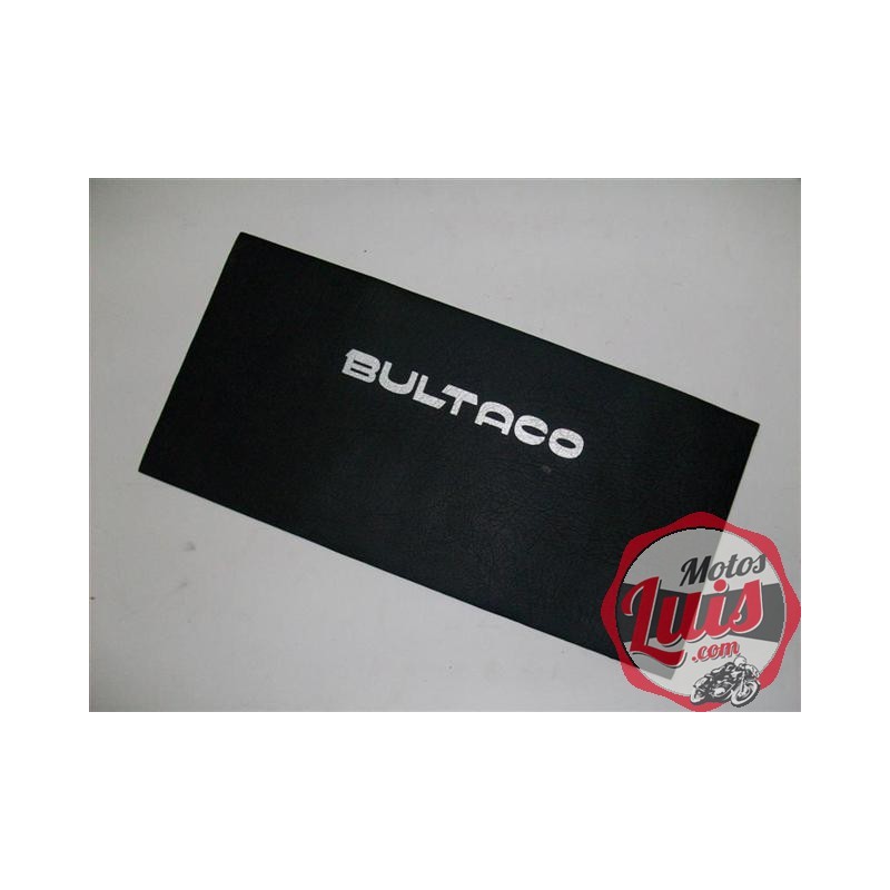 Parche Retal Tapizado Asiento Bultaco Letras Plata