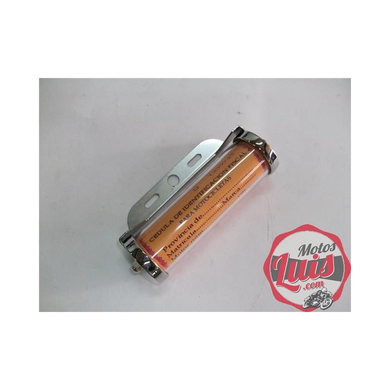 Portacedula Moto Antigua Con Cedula