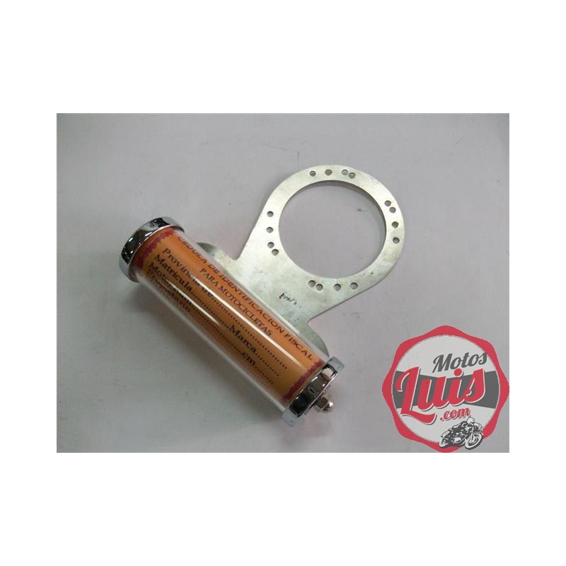 Portacedula Moto Antigua Vespa Con Cedula