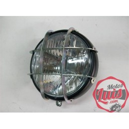 Optica + Bisel Diam. 148 mm. Con Rejilla. H6 y H7. NEGRO