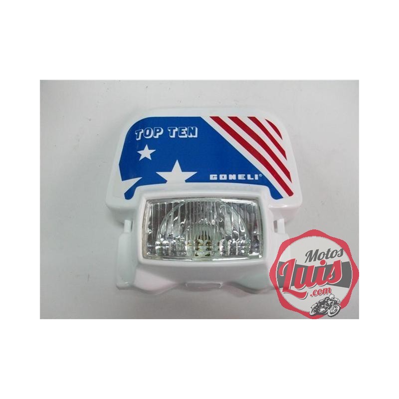 Careta Faro Trial Blanca