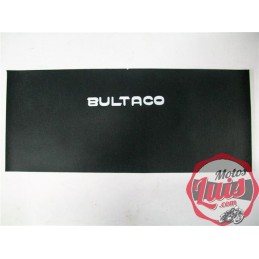 Parche Retal Tapizado Asiento Bultaco Letras Blancas Grande