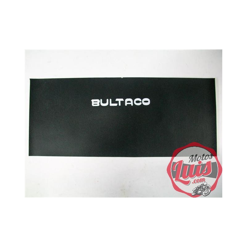 Parche Retal Tapizado Asiento Bultaco Letras Blancas Grande