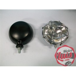 Faro Completo 148 mm. Con Rejilla. Bisel CROMADO