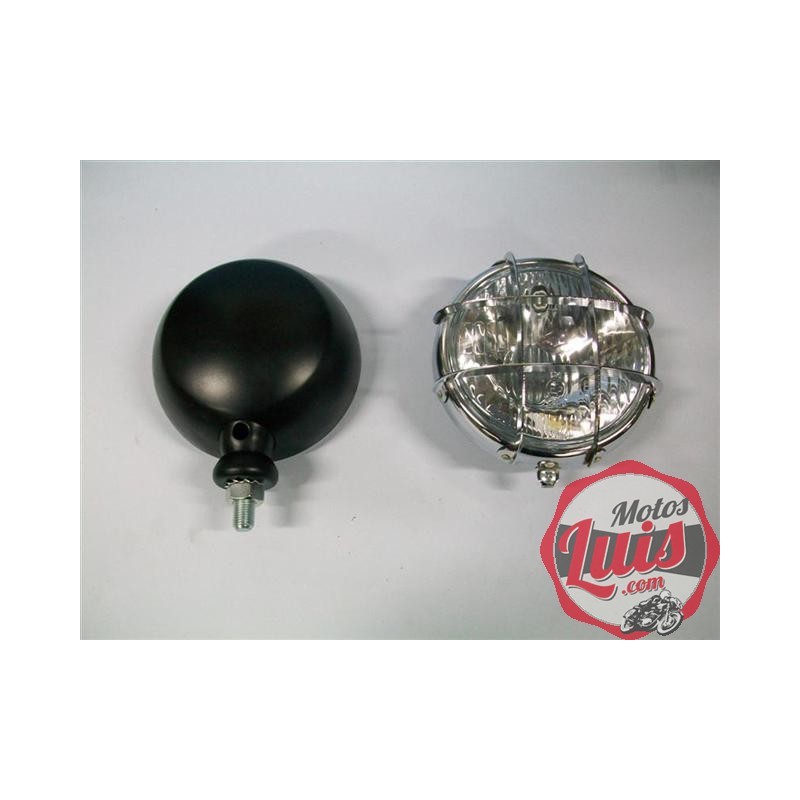 Faro Completo 148 mm. Con Rejilla. Bisel CROMADO