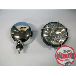 Faro Completo 148 mm. Con Rejilla. Coco CROMADO