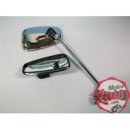Espejo Retrovisor Moto Ovalado