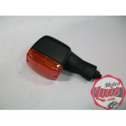 Intermitente Negro Cuadrado Base Goma