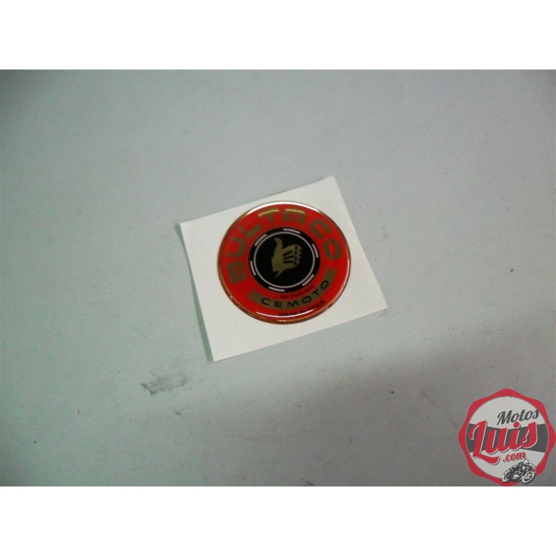 Marca Deposito Bultaco Rojo-Oro