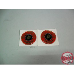 Juego Marca Deposito Bultaco Rojo-Oro