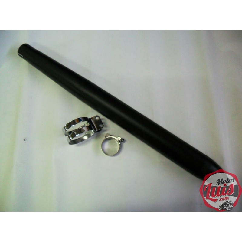 Silenciador Escape Bultaco Mercurio Negro