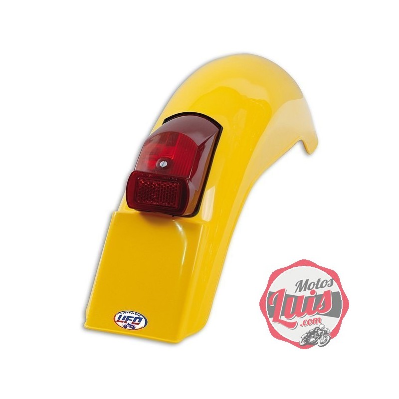 Guadabarros Trasero Con Luz Amarillo