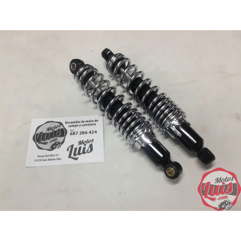 Amortiguadores Carretera 300 mm Negro - Cromo