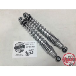 Amortiguadores 340 mm. Amarillo - Muelle Cromo