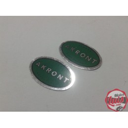 Pareja Adhesivos Akront Sello Verde