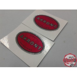 Pareja Adhesivos Akront Sello Verde