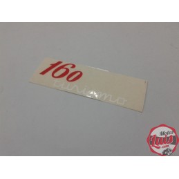 Adhesivo OSSA 160 Turismo Rojo-Blanco