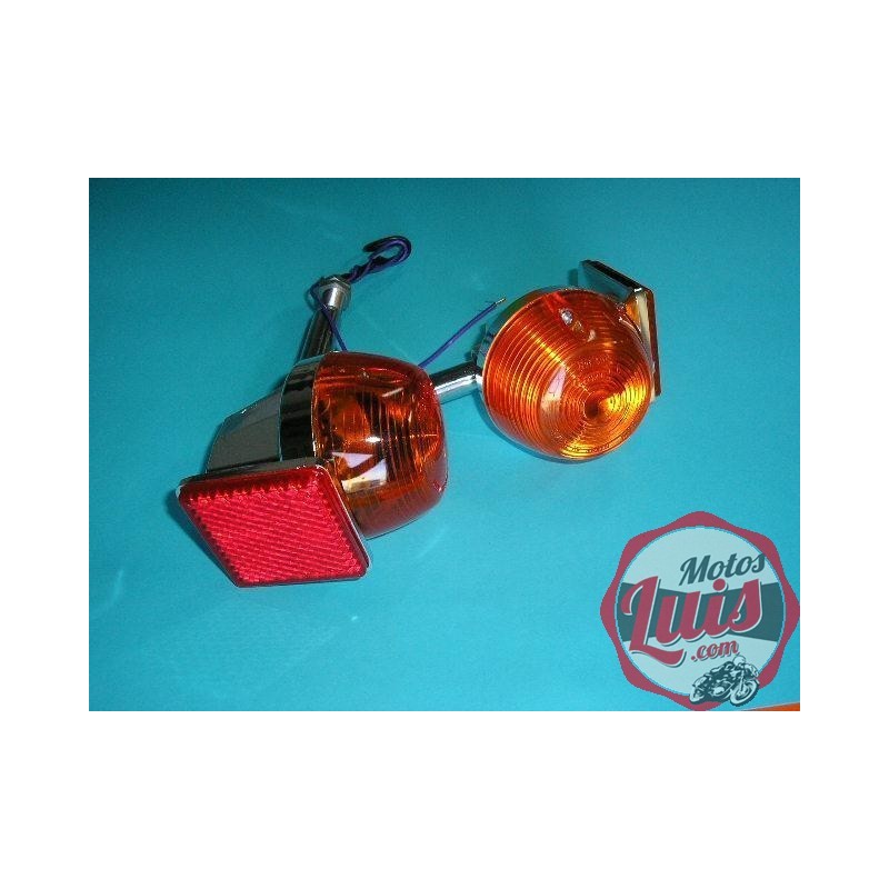 Intermitente Con Reflectante Rojo