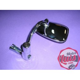 Espejo Retrovisor Articulado Manillar Ovalado Cromado