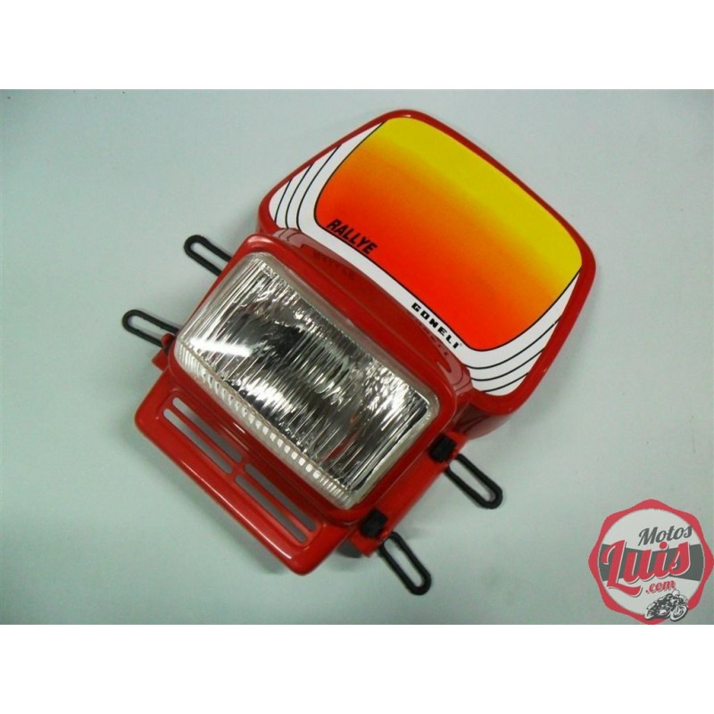 Careta Faro Cross Roja