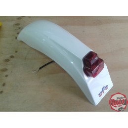 Guadabarros Trasero Con Luz Medio Blanco