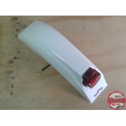 Guadabarros Trasero Con Luz Medio Blanco