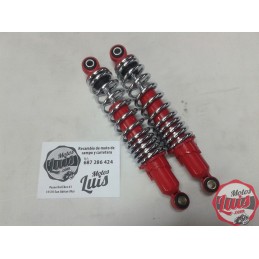 Juego Amortiguadores Carretera 300 mm Rojo - Cromo
