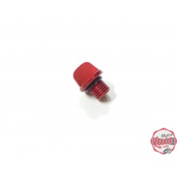 Tornillo Llenado Aluminio Rojo