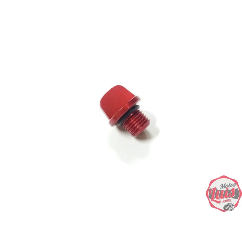 Tornillo Llenado Aluminio Rojo