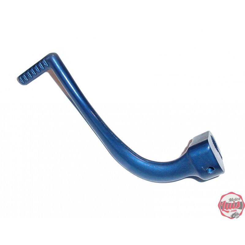 Pedal Cambio Bultaco Izquierdo Aluminio Azul