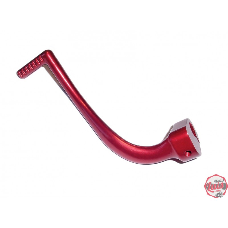 Pedal Cambio Bultaco Izquierdo Aluminio Rojo