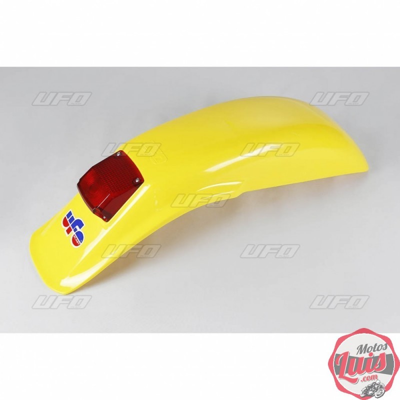 Guadabarros Trasero Con Luz Ancho Amarillo