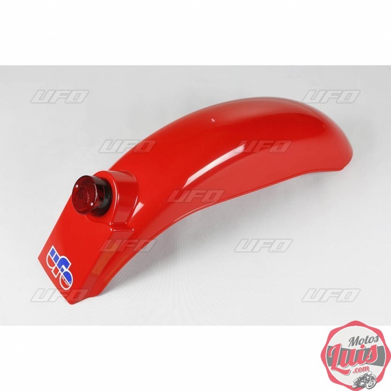 Guadabarros Trasero Con Luz Redonda ROJO