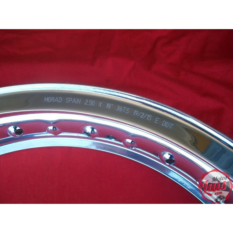 Llanta Aluminio Akront Nervio 2.50-18