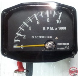 Cuenta RPM Motoplat 0-10.000 Negro