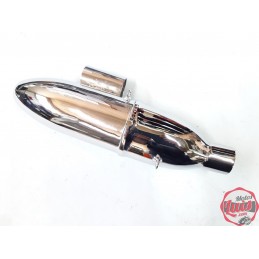 Silenciador OSSA Enduro 1969 Cromado