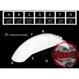 Guardabarros Trasero Muder Preston Petty Negro