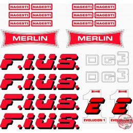 Juego Adhesivos Merlin Fius