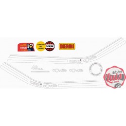 Juego Adhesivos Derbi Coyote